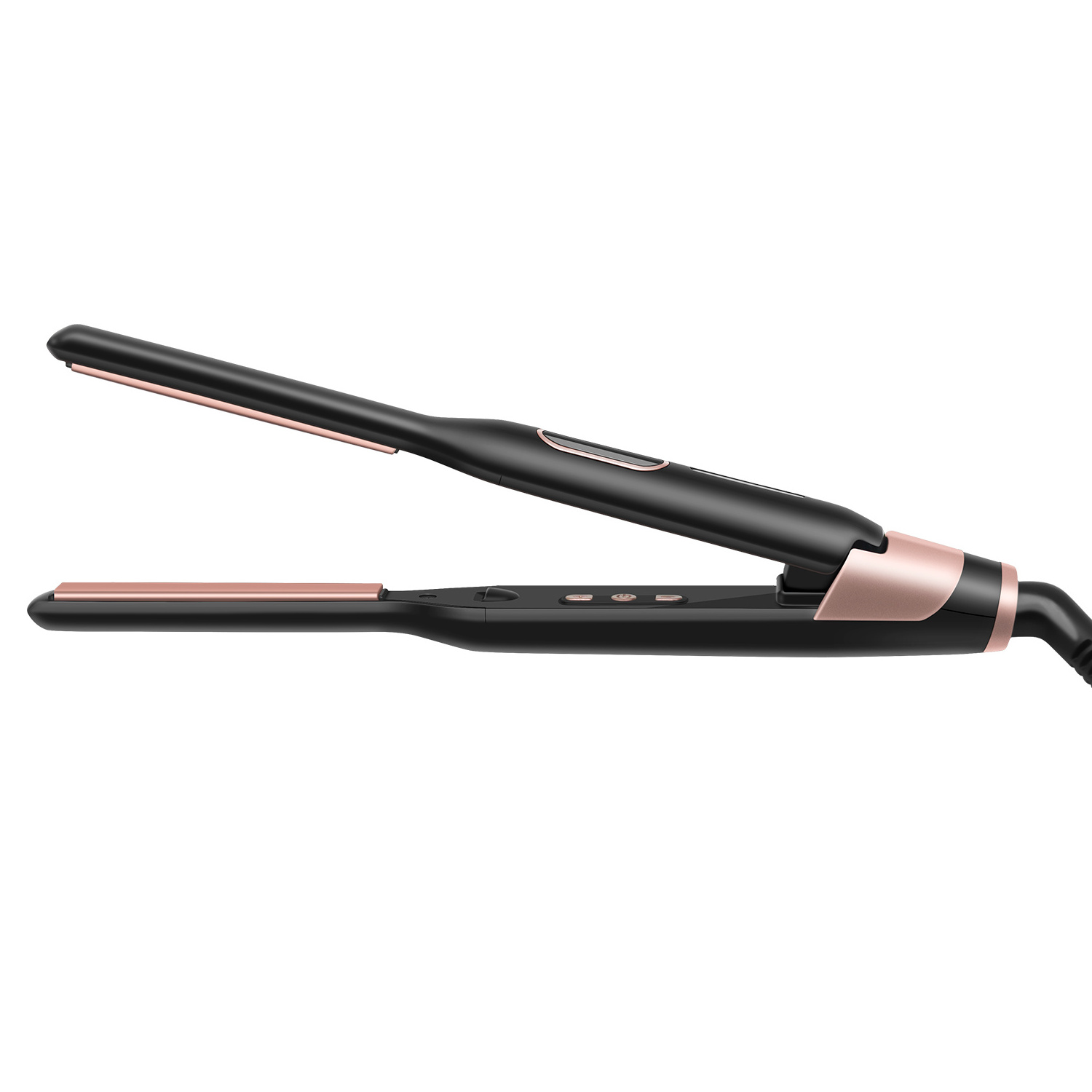 Hot Sale Pencil Flat Iron Mini 1/2 Inch Tourmaline Ceramic 2 In 1 Small Hair Straightener