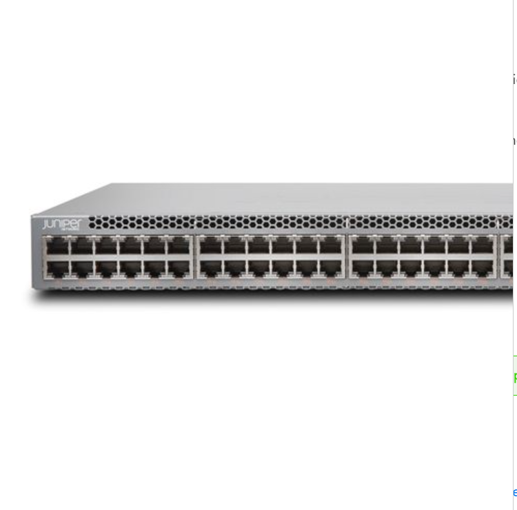 EX2300-48MP EX2300 32-port 10/100/1000BASE-T PoE+, 16-port 10/100/1000/2500BASE-T PoE+, 6 x 1/10GbE SFP/ SFP switch