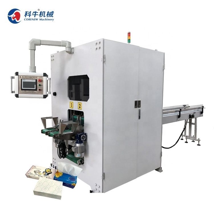 Tissue paper converting machine Facial tissue log saw cutting machine