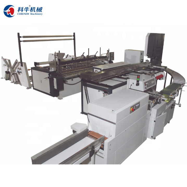 Tissue paper converting machine Toilet jumbo roll making machine automatic production line for maxi roll towel roll