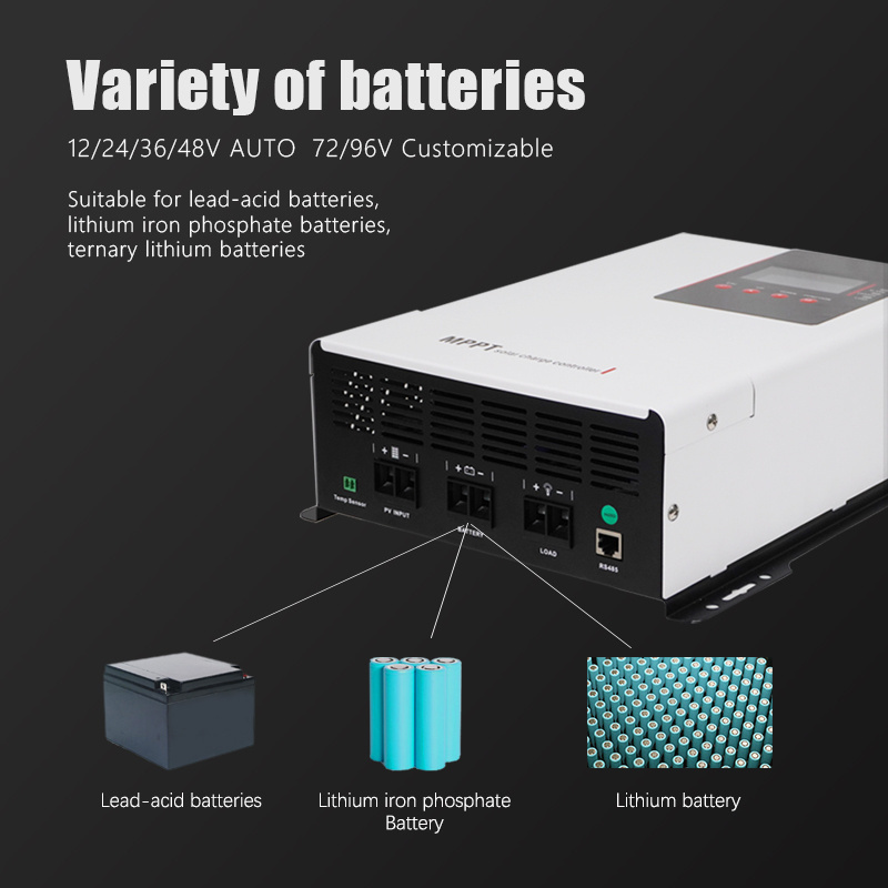 New 12V/24v/36v/48v Auto MPPT Solar Charge Controller 30a 40a 50a 60a 80a 100 amp Solar Panel Charger Controllers with WIFI