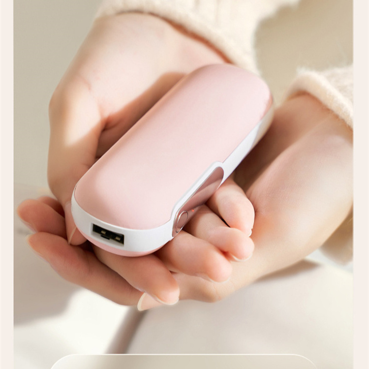 Pocket Mobile Power Bank Reusable Electric Winter Heater Handy Usb Hand Warmers Rechargeable Heating