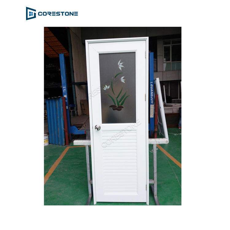Pvc door with glass discount