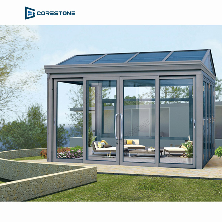 Curved Glass Conservatory Prefabricated Sunrooms