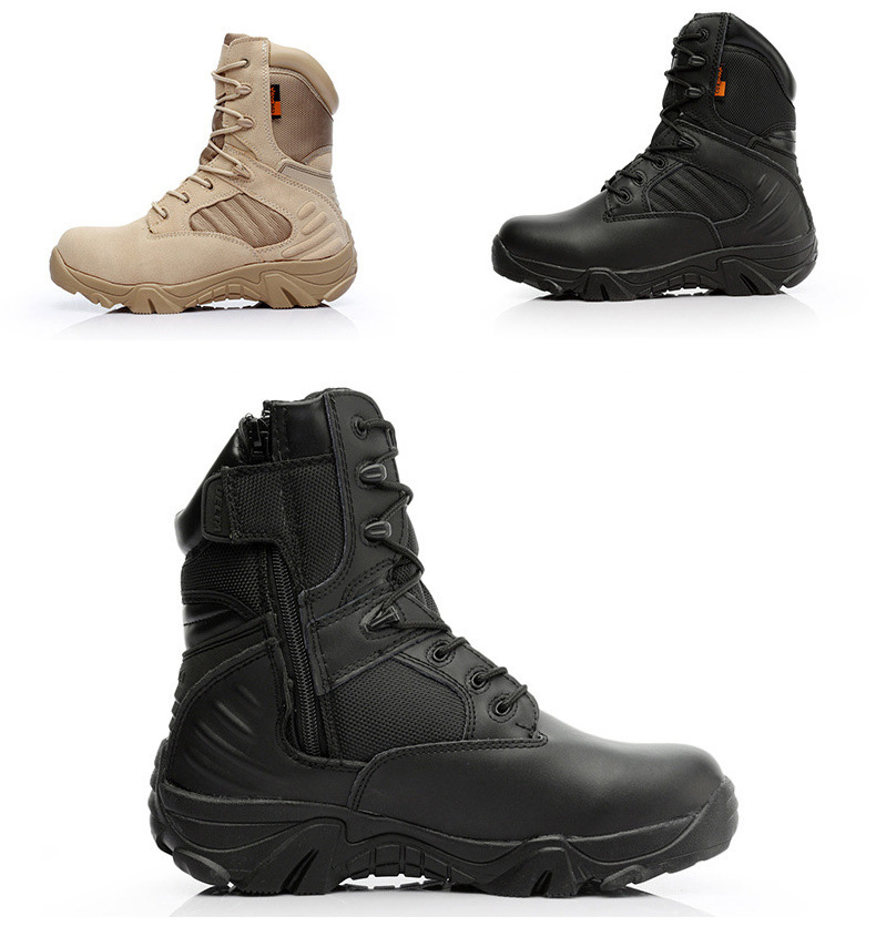 Safety Black Genuine Leather Altama Jungle Combat Tactical Boots Shoes