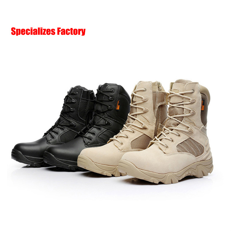 Safety Black Genuine Leather Altama Jungle Combat Tactical Boots Shoes