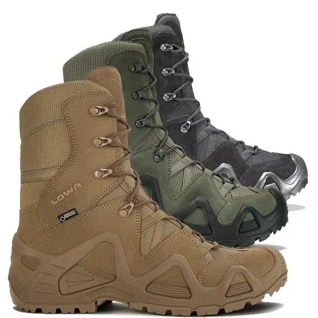 Wholesale high quality  Men Desert Sport High ankle Shoes Hiking Outdoor Combat Climbing Tactical Boots