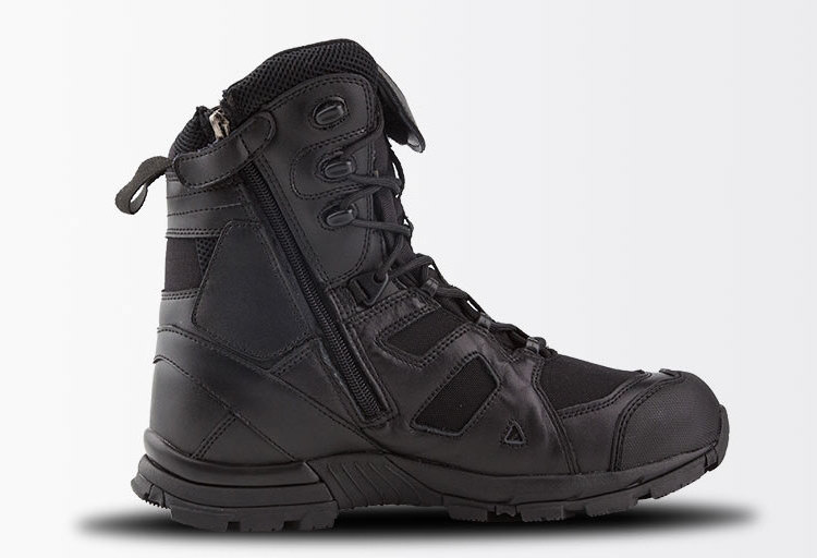 Outdoor Desert Boots Land Shock Tactical Boots Men's High PU ZIP Midi Rubber Climbing