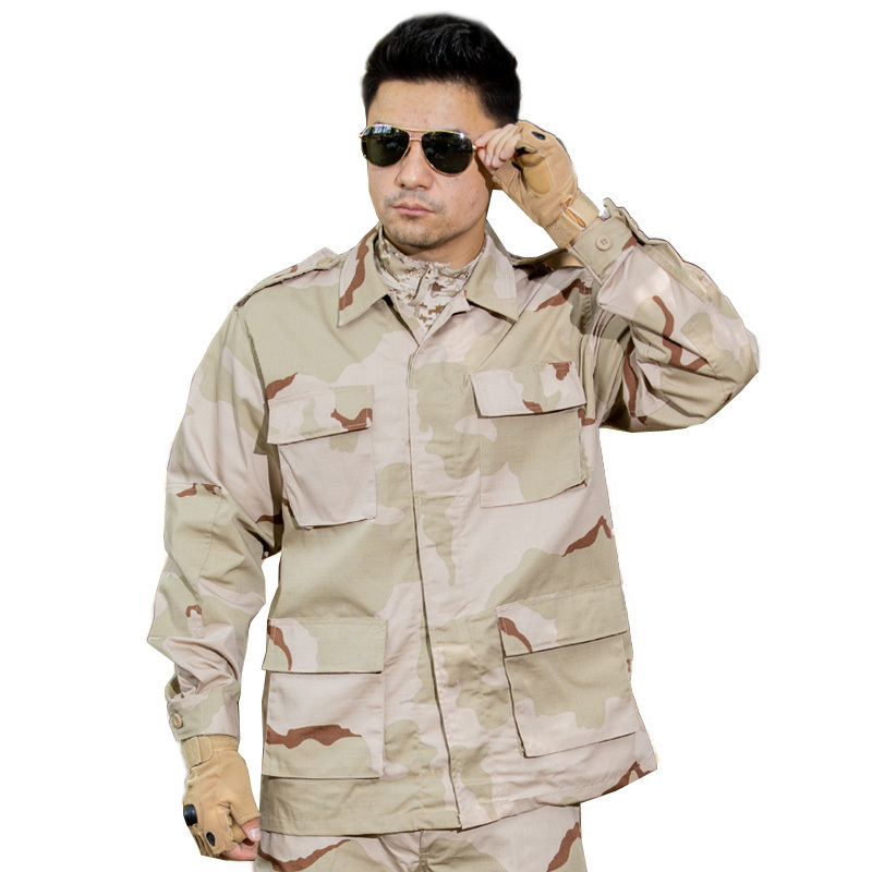 High Quality Men  Multi Camouflage Combat Outdoor Tactical tactical Uniforms BDU combat uniform