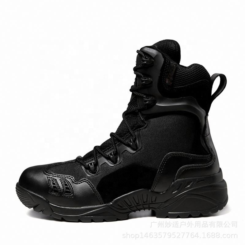 Safety Black Genuine Leather Delta  Altama Jungle Combat Tactical Boot Boots