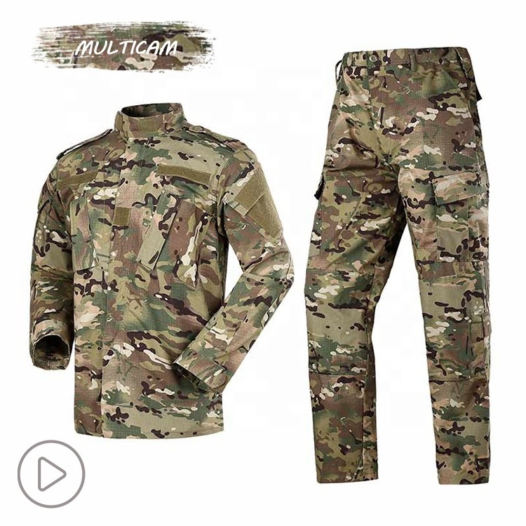 Custom  tactical uniform standard CP camouflage multicam uniform for ACU uniform