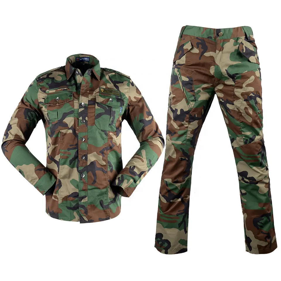 security uniforms camouflage fashion design security guard dress uniform shirts and pants