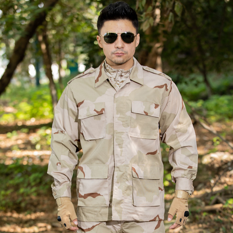 High Quality Men  Multi Camouflage Combat Outdoor Tactical tactical Uniforms BDU combat uniform