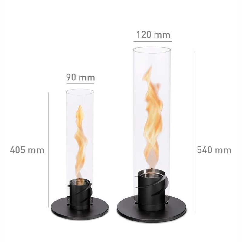 Popular Design Smokeless Tornado Shape Tabletop Fireplace For Bedroom