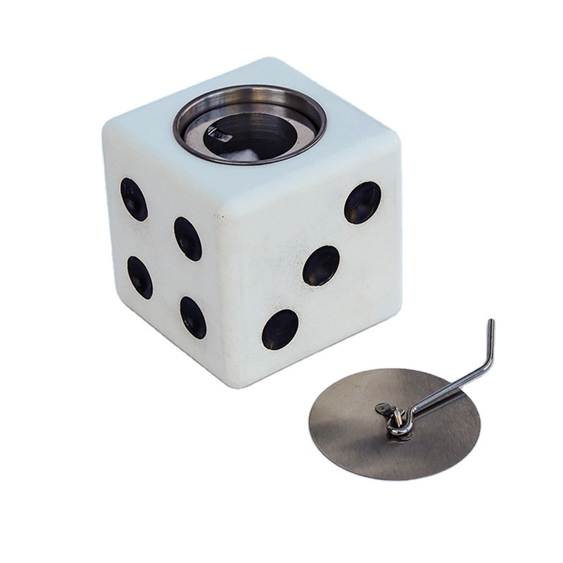 Dice design Fire Pit Smokeless Modern Mini Fire Pit Bowl Personal Indoor Bioethanol Fuel Tabletop Fireplace