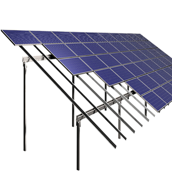 Newly Designed Solar Farm Solar Mounting Safe And Reliable Solar Galvanized Bracket Fast Production Solar Panel Stand