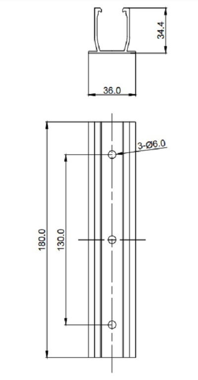 PV photovoltaic supports solar mounting system metal roof solar panel racking component universally mini rail