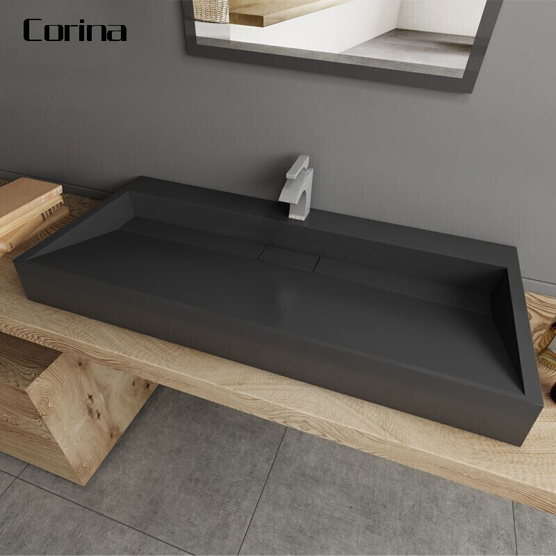 High Quality Wholesale black design washing basin bathroom pedestal basin unique pedestal sinks