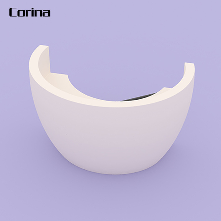 Corina Small Salon Reception Desk Circular Round Reception Desk