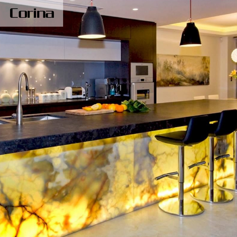 Customized commercial LED bar counters kitchen bar counter designs modern club lounge furniture