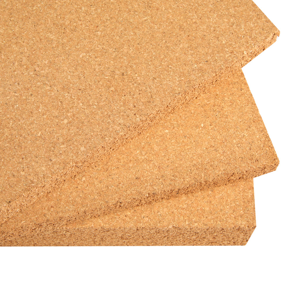 Material Environmental Protection Insulation Sound Absorbing Cork Board Wall Panel Message Board Yellow Cork Board No Frame