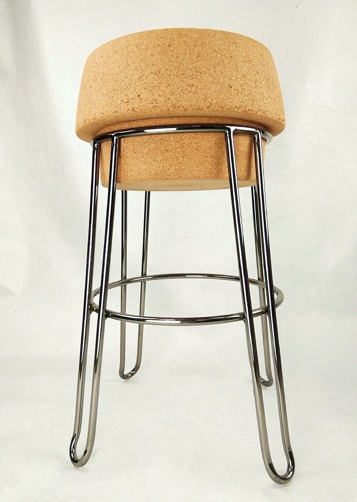 Luxury Bar High Chair Modern Bar Stools Accept Oem Eco Friendly Cork Bar Stools