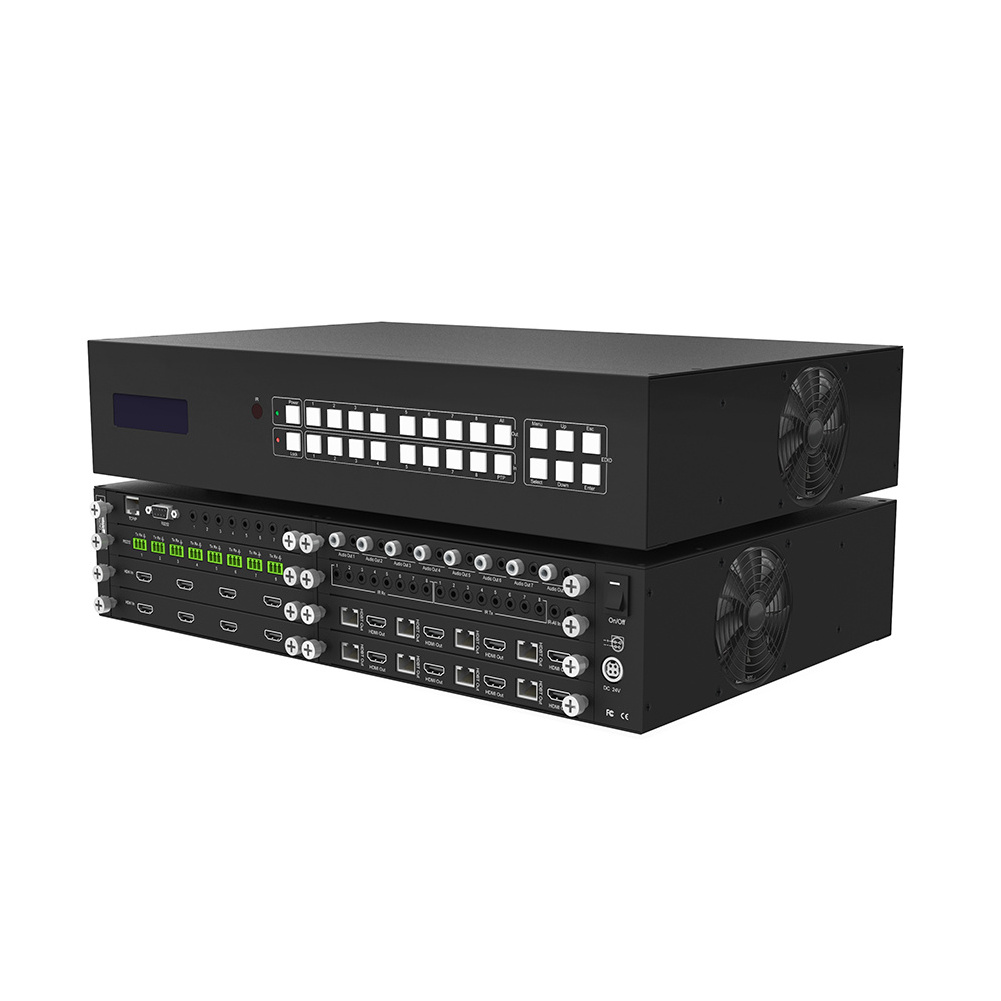 HDbaset matrix hdmi matrix hdmi matrix 4k 60hz HDBaset 70m/100m/150m hdmi kvm matrix switch