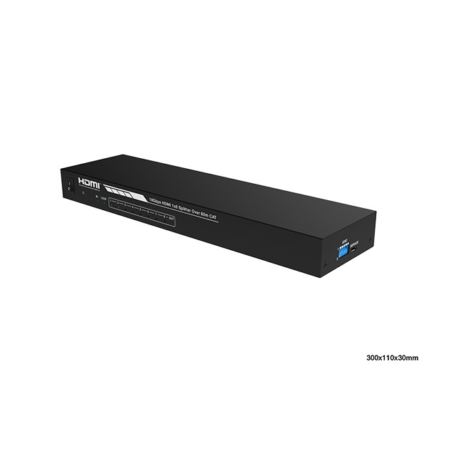 HDMI splitter multiple monitors 4:4:4 HDCP2.2 4khdmi splitter bypass hdcp 4k60@hz 60M 1x8 hdmi splitter