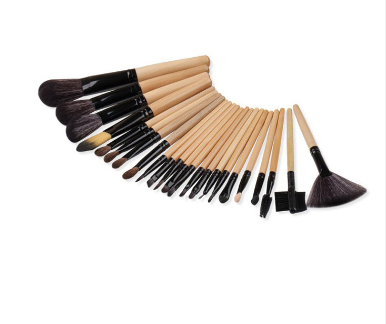 24 Pcs Factory Manufacture Profession Eye Shadow Beauty Makeup Tools Make Up Brush Set Private Label Makeup Brush Set