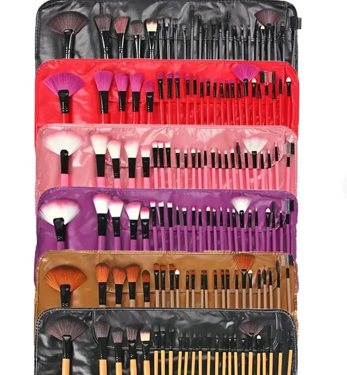 24 Pcs Factory Manufacture Profession Eye Shadow Beauty Makeup Tools Make Up Brush Set Private Label Makeup Brush Set