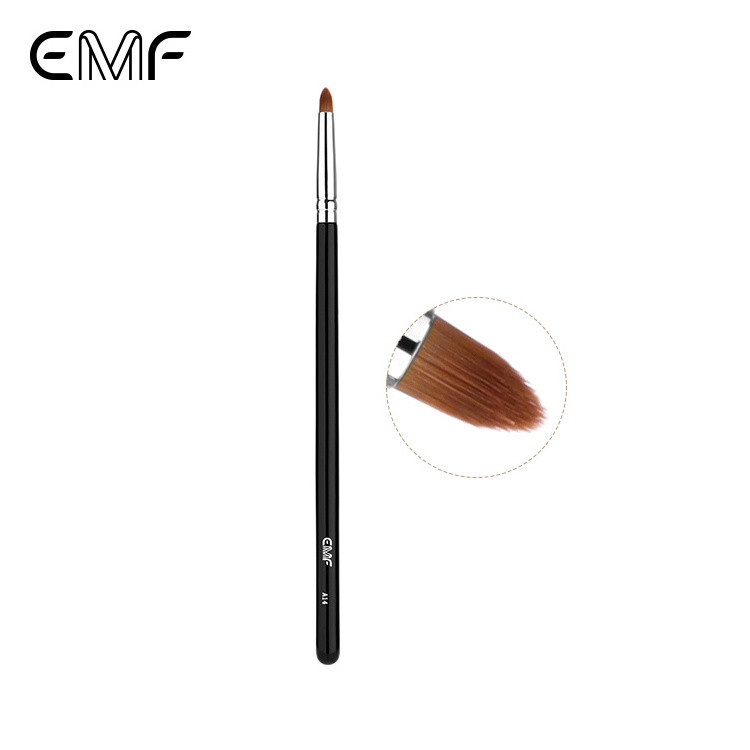 EMF Professional single eye brush Customizable Micro Crystal Fiber(MCF)1pcs Selected Black Wooden Handle Eye Makeup Brush