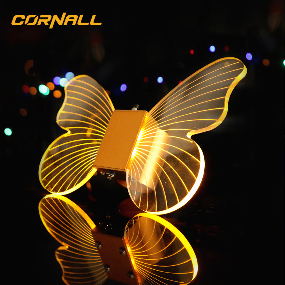 Rechargeable LED Strobe Baton Glowing Butterfly Wings Lamps Champagne Burst Light Flash Stick Wine Service Bottle Sparkler