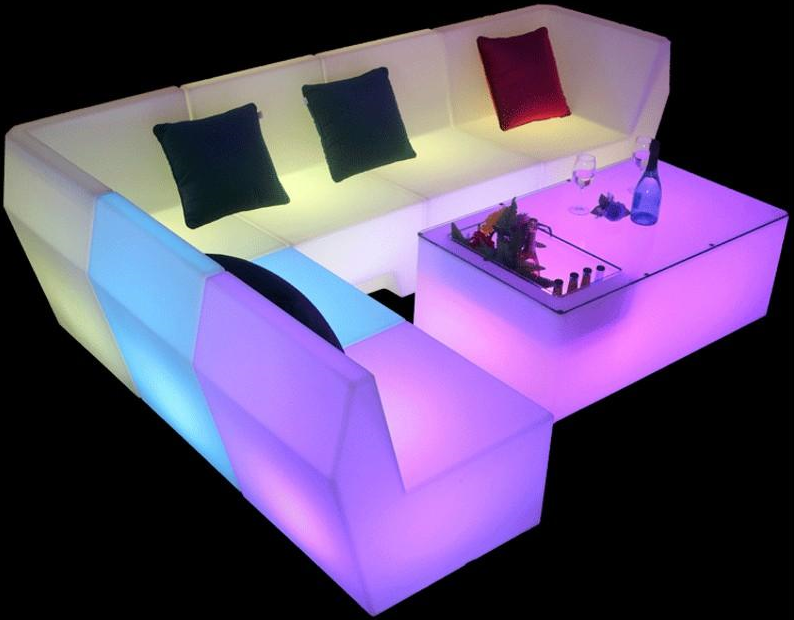 Remote Light Up Restaurant Bar Counter Design RGB Color Event Party Club Led Furniture Outdoor Bar Counter Nightclub