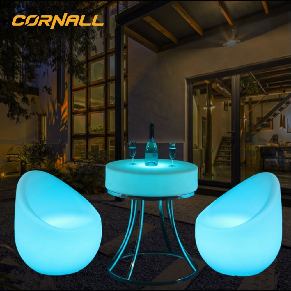 Hot sales exclusive modular led bar counter / illuminated mobile bar / lighted bar furniture glowing bar table and chairs