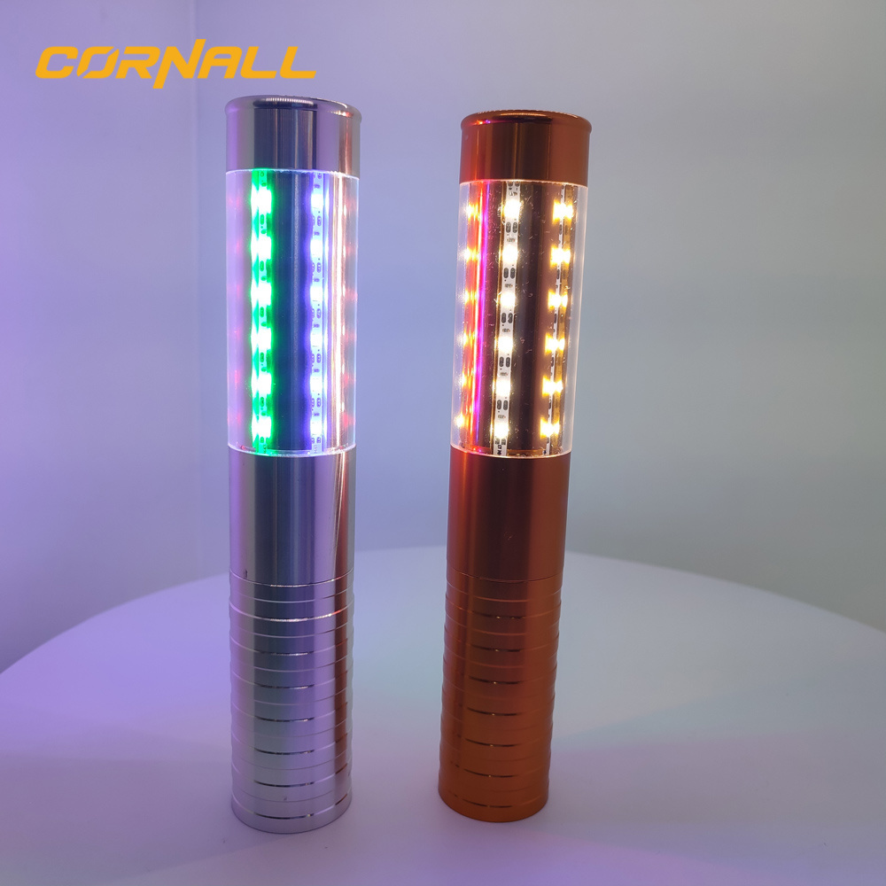 Rechargeable led strobe baton glowing butterfly nightclub strobe baton led stick