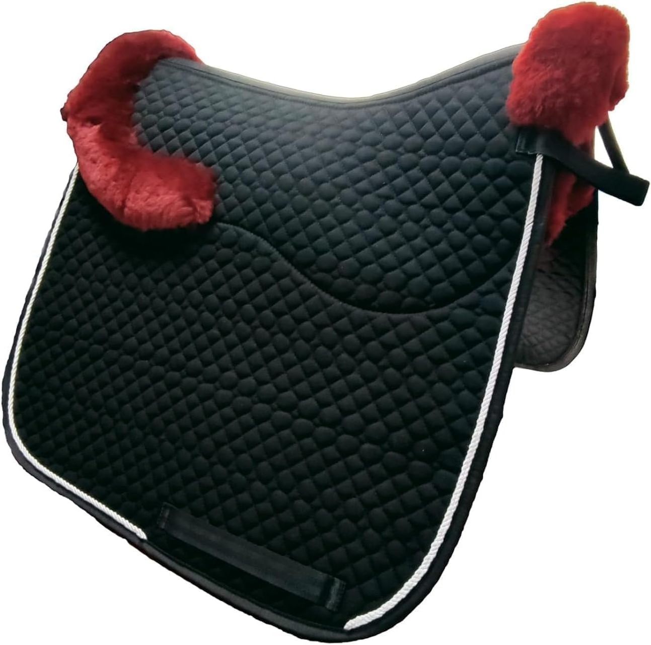 Wholesale Cheap Custom Sheepskin Woolen Sheepskin Saddle Pads Bulk Western Dressage Horse Pad