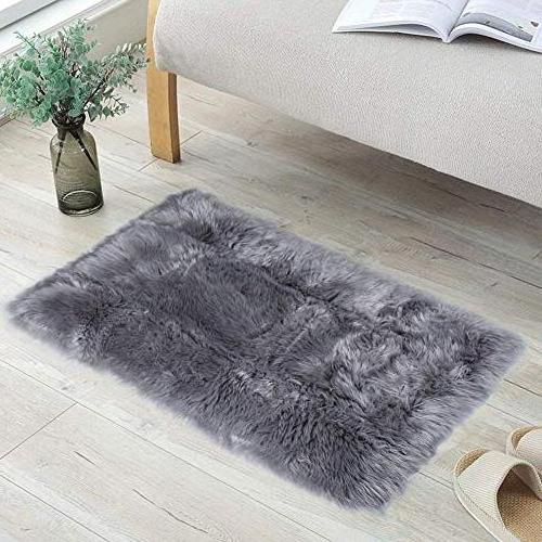 Modern Ins Style and popular Flower shaped washable chair mat Fakesheep skin sofa beside fluffy carpet