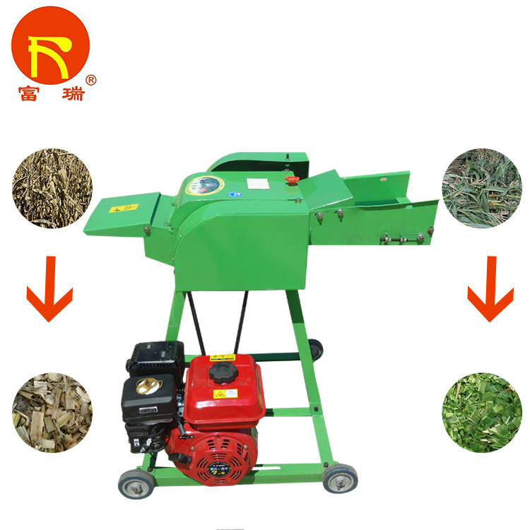 Tractor pto driven cattle sheep feed processing machine straw chopper grinder chaff feed cutter machine