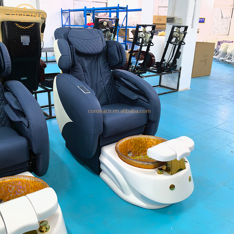 Factory Price Luxury Nail Salon Furniture Foot Care Chair Professional Pedicure Massage Chair For Sale