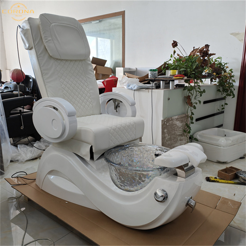 Pipeless Manicure Foot Spa Pedicure Chair Luxury For Nail Salon in Stock