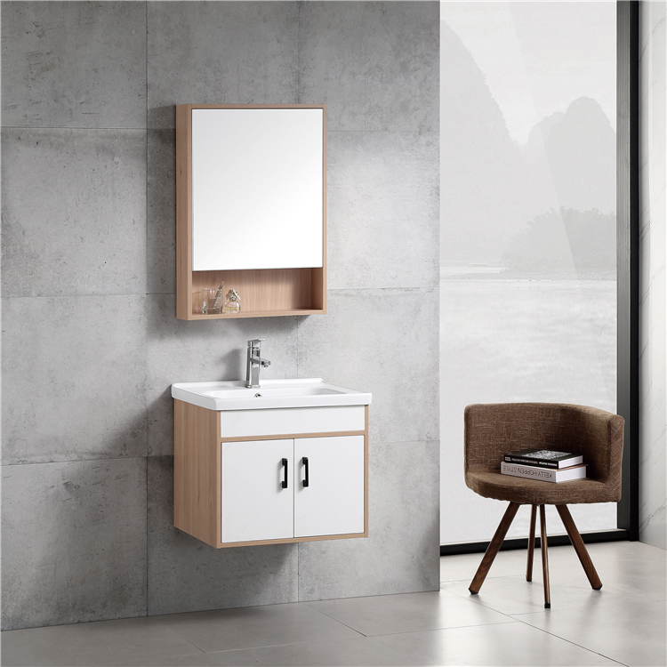 Nordic style modern bathroom furniture  mirror vanity cabinets set sink basin bathroom vanities for home hotel