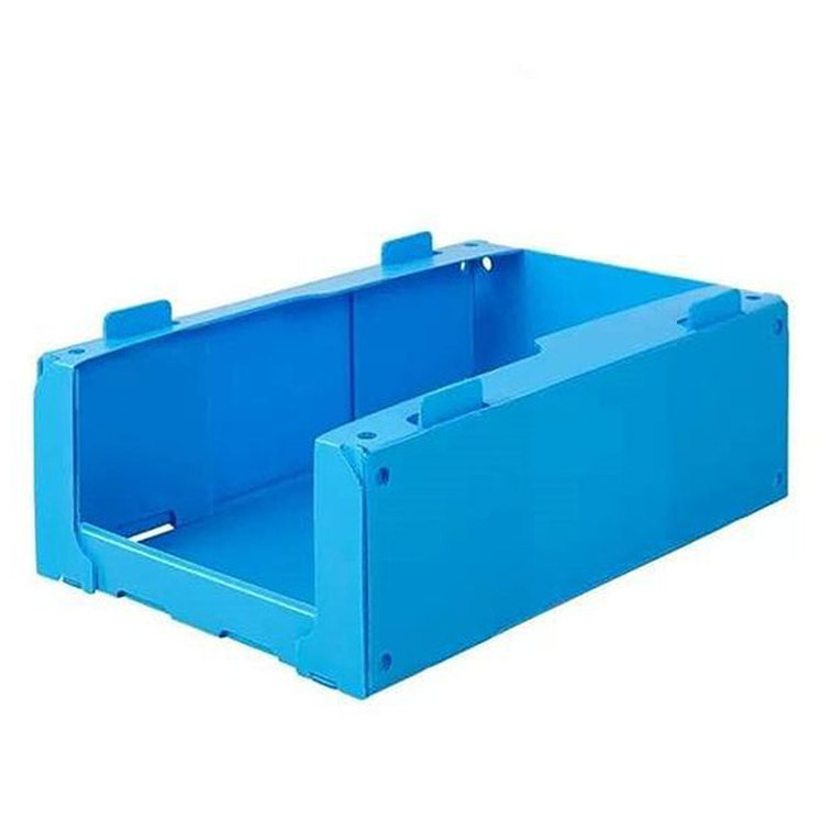 Wholesale pp Customized Foldable  Stackable corflute correx Plastic Storage  Picking  Bins for clothing boxes