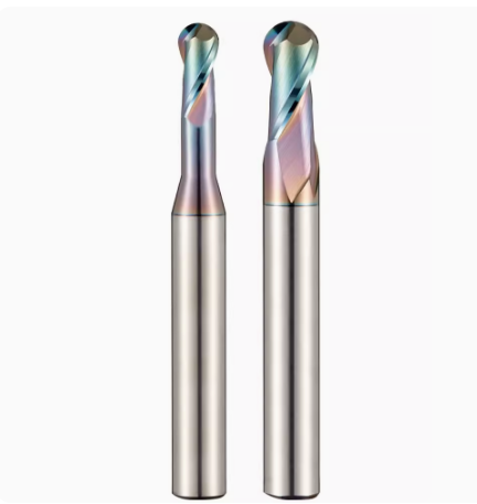 CNC cutting tools, copper electrode ball end milling cutters, hard alloy, DLC coating endmill