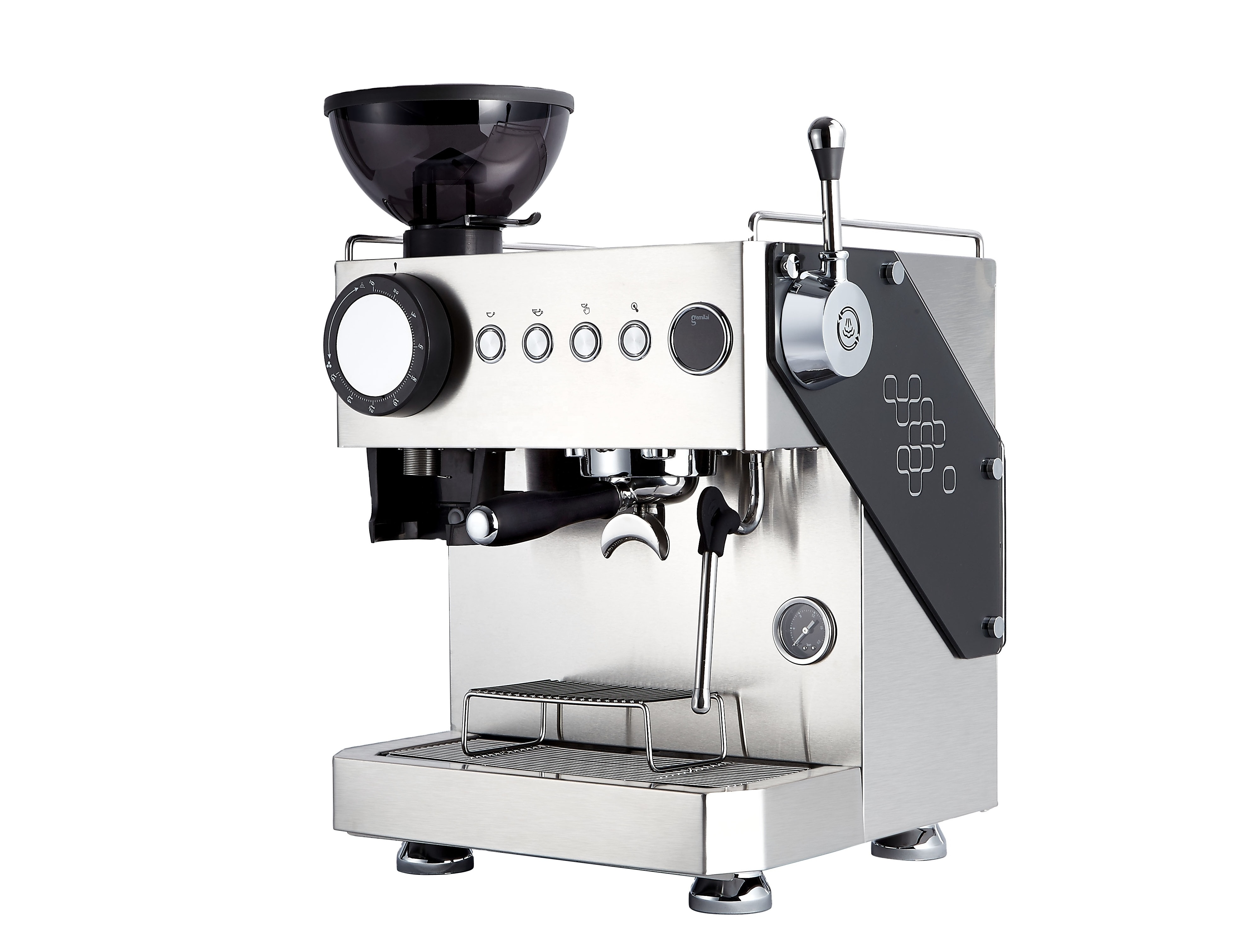 15 bar Professional Semi-automtic coffee maker commercial use Espresso coffee machine with built in grinder