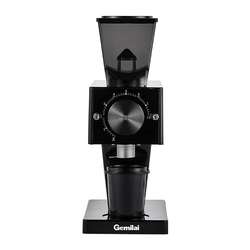 Gemilai CRM9009 High quality 180w 60mm professional coffee bean motor home flat burr electric coffee grinder mill