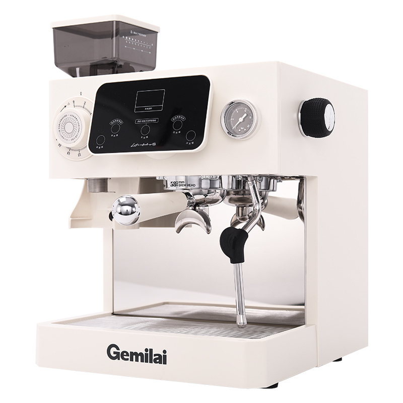 Gemilai CRM3813 best 3 in 1 digital touch screen hotel coffee grinder smart coffee maker for household