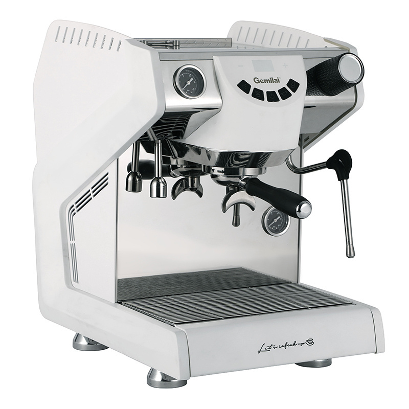 gemilai turkish kahve makinesi luxury clock semi automatic barista commercial espresso coffee machine electric