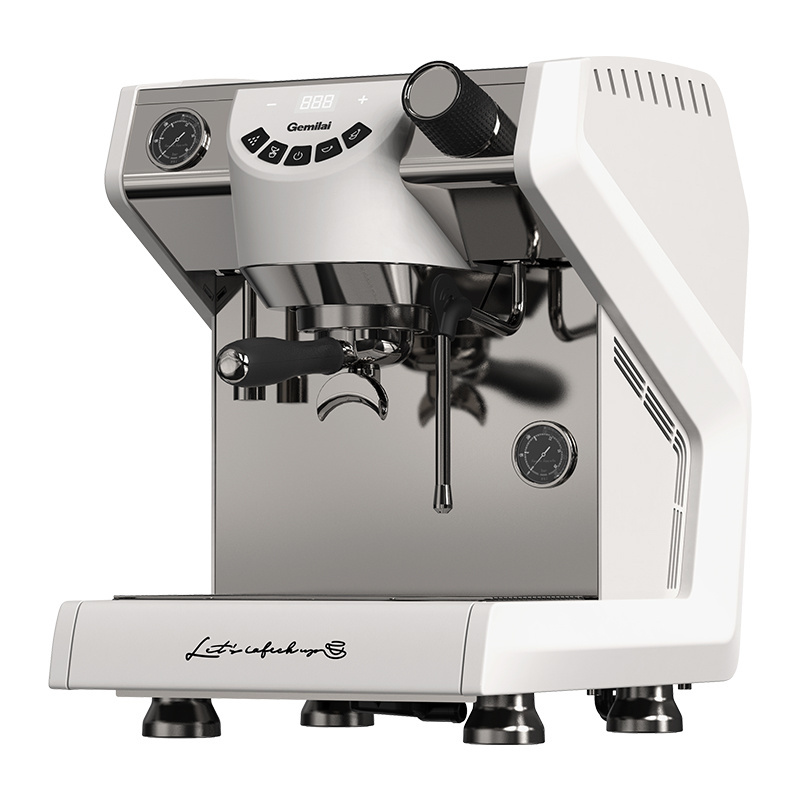 gemilai turkish kahve makinesi luxury clock semi automatic barista commercial espresso coffee machine electric