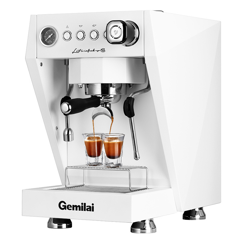 Gemilai CRM3128 Coffee shop cafe stainless steel 2800w dual boilers rotary pump espresso coffee machine professional commercial