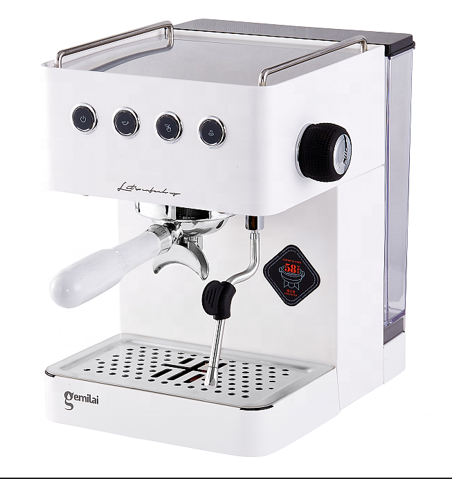 Hot-Household use Espresso Coffee Machine Gemilai coffee maker with stainless steel housing- CRM3005G